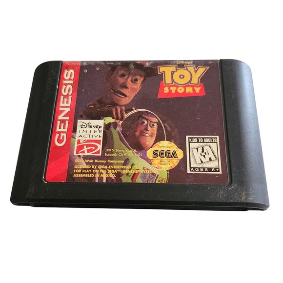 Vintage Sega Genesis Toy Story Game Cartridge - Picture 1 of 4
